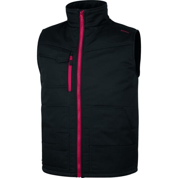 CHALECO STOCKTON3 NEGRO/ROJO S