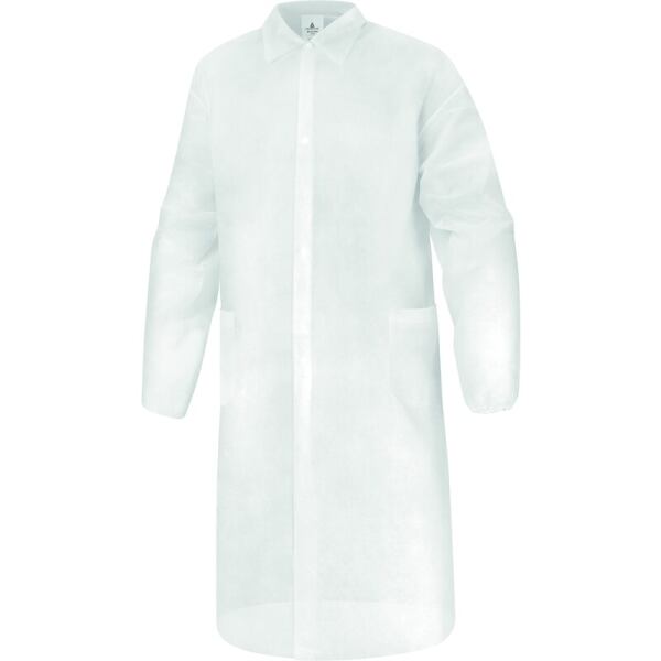 BATA DE POLIPROPILENO BLANCO M