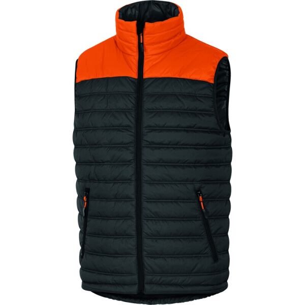 GILET G-DOON GRI/NARANJA S