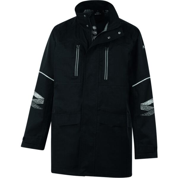 PARKA GRAFIZ NEGRO S