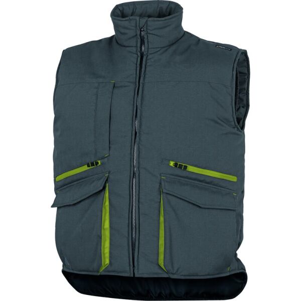 CHALECO SIERRA2 GRIS/VERDE S