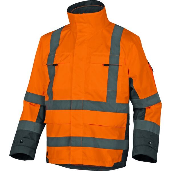 PARKA TARMAC NARANJA FLUO S