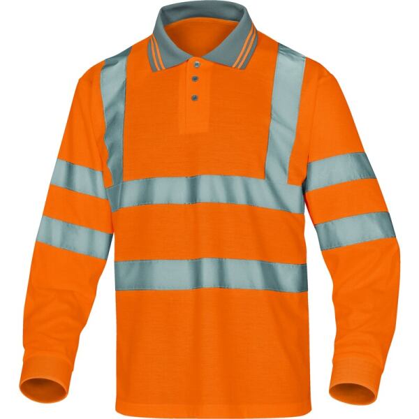 POLO HV METEOR NARANJA FL S