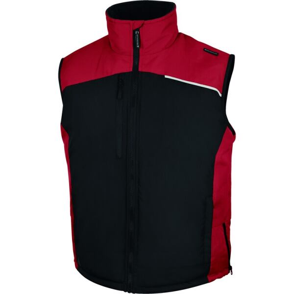 CHALECO FIDJI3 NEGRO-ROJO S