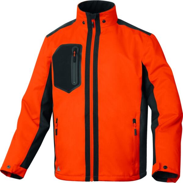 PARKA AREN NARANJA/GRIS S