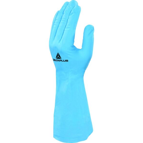 GUANTE NITRILO AZUL 33CM 7/8