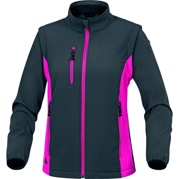 CHAQUETA MYSEN2 GRIS/FUCSIA XS